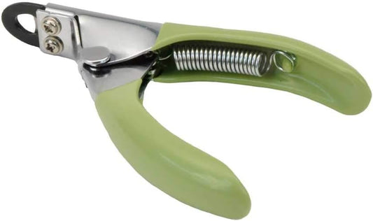 Guillotine Dog Nail Trimmer - Double-Bladed Guillotine Style Dog Nail Trimmers - Owner-Friendly Vinyl Grip - for Medium to Large Dogs - Large (5" L x 3" W)