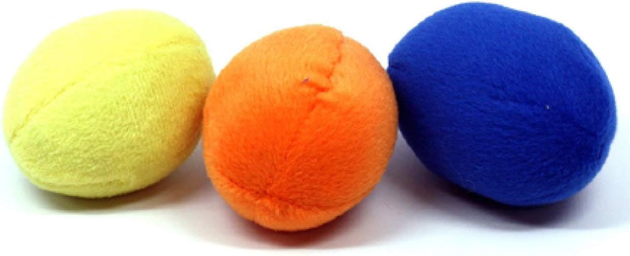 Squeakin' Eggs Plush Replacement Dog Toys - 3 Pack