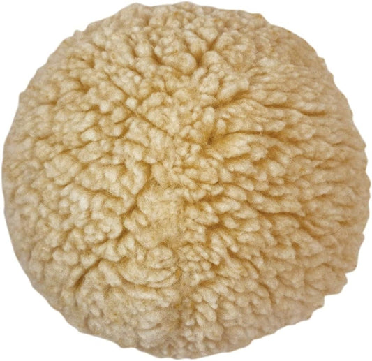 Plush Ball Dog Toy - Fuzzy Round Ball Dog Toy with Soft Fleece, Durable Stuffed Plush for Small and Large Breeds - 8" , Large