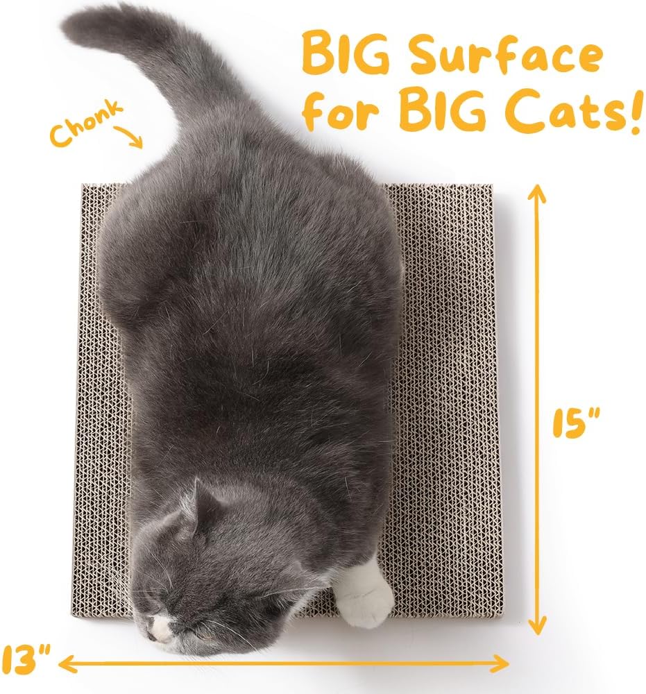 : Cat Scratcher Pad Pack; Cat Scratch Pad Refills for  Scratcher Box (2 Pack)