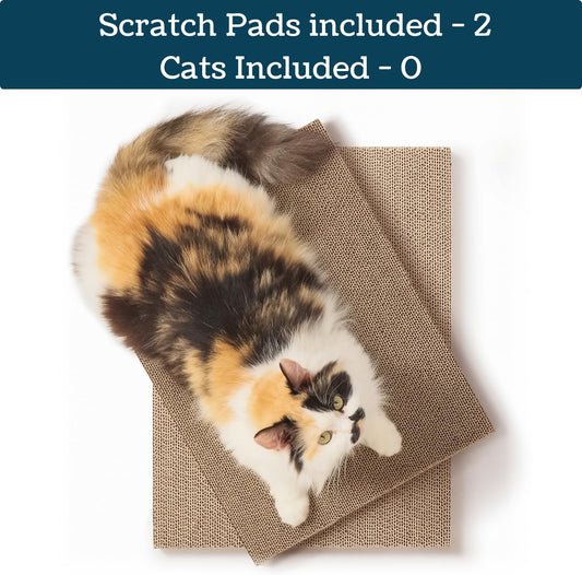 Cat Scratching Boards, Refill Cat Scratch Pads, 17" x 12.5", 2 Pack